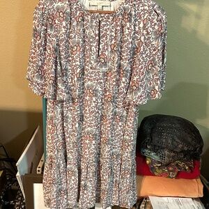 LOFT Multicolor Floral Dress